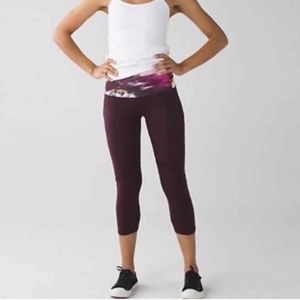 Lululemon WU HiRise Special Edition Crops